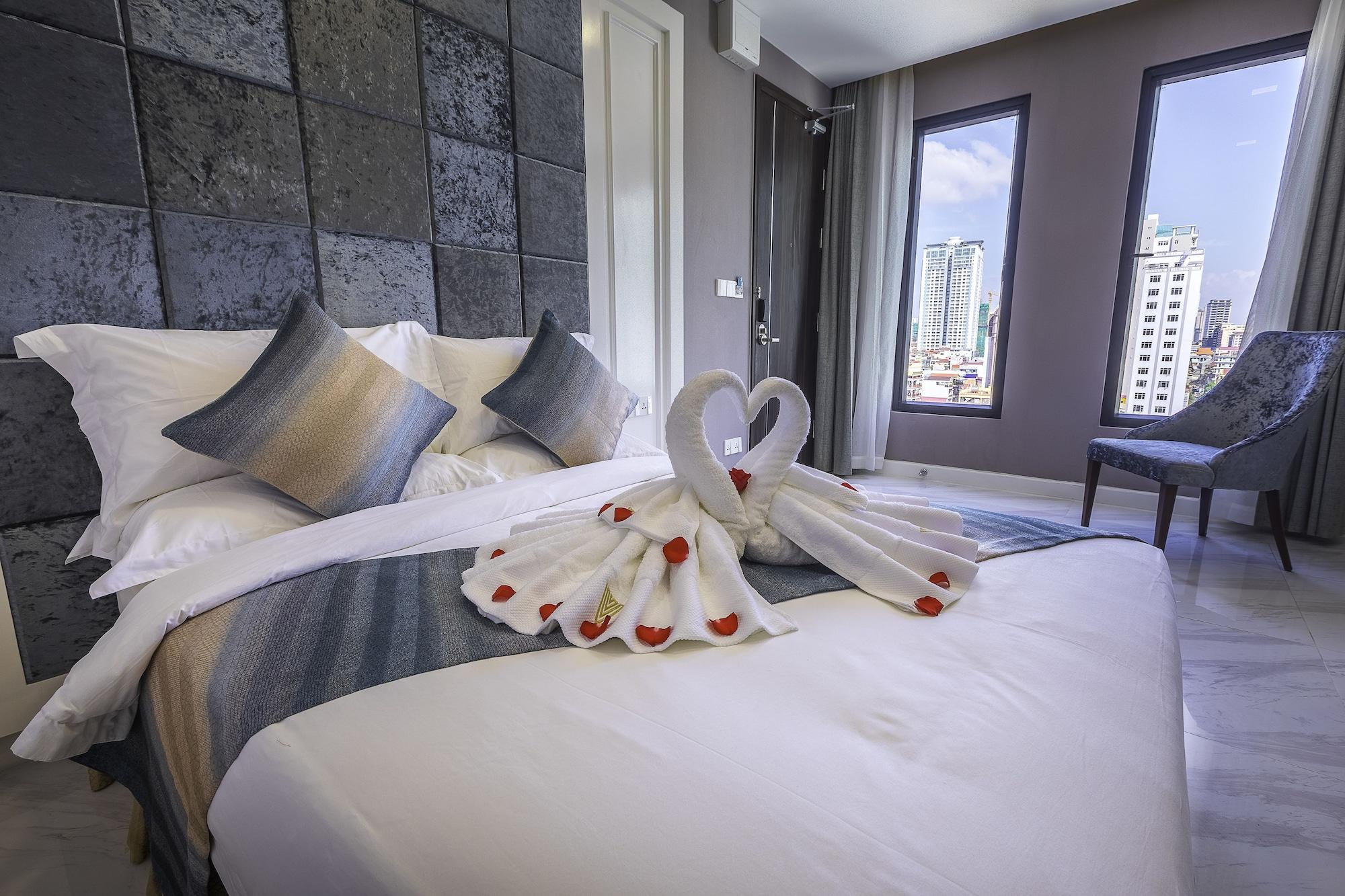 วี บูทิก โฮเต็ล - บีเคเค Hotel พนมเปญ ภายนอก รูปภาพ