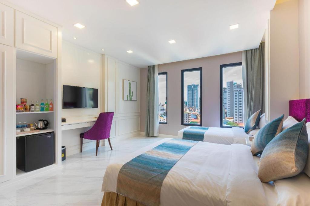 วี บูทิก โฮเต็ล - บีเคเค Hotel พนมเปญ ภายนอก รูปภาพ